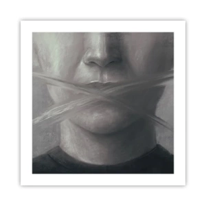 Poszter - Szó nélkül - 50x50 cm