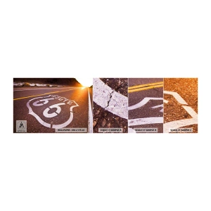 Fotótapéta Minta Standard Eco - A híres 66-os út - Egyesült Államok, Autóipari, 66-os út - 100x30 cm