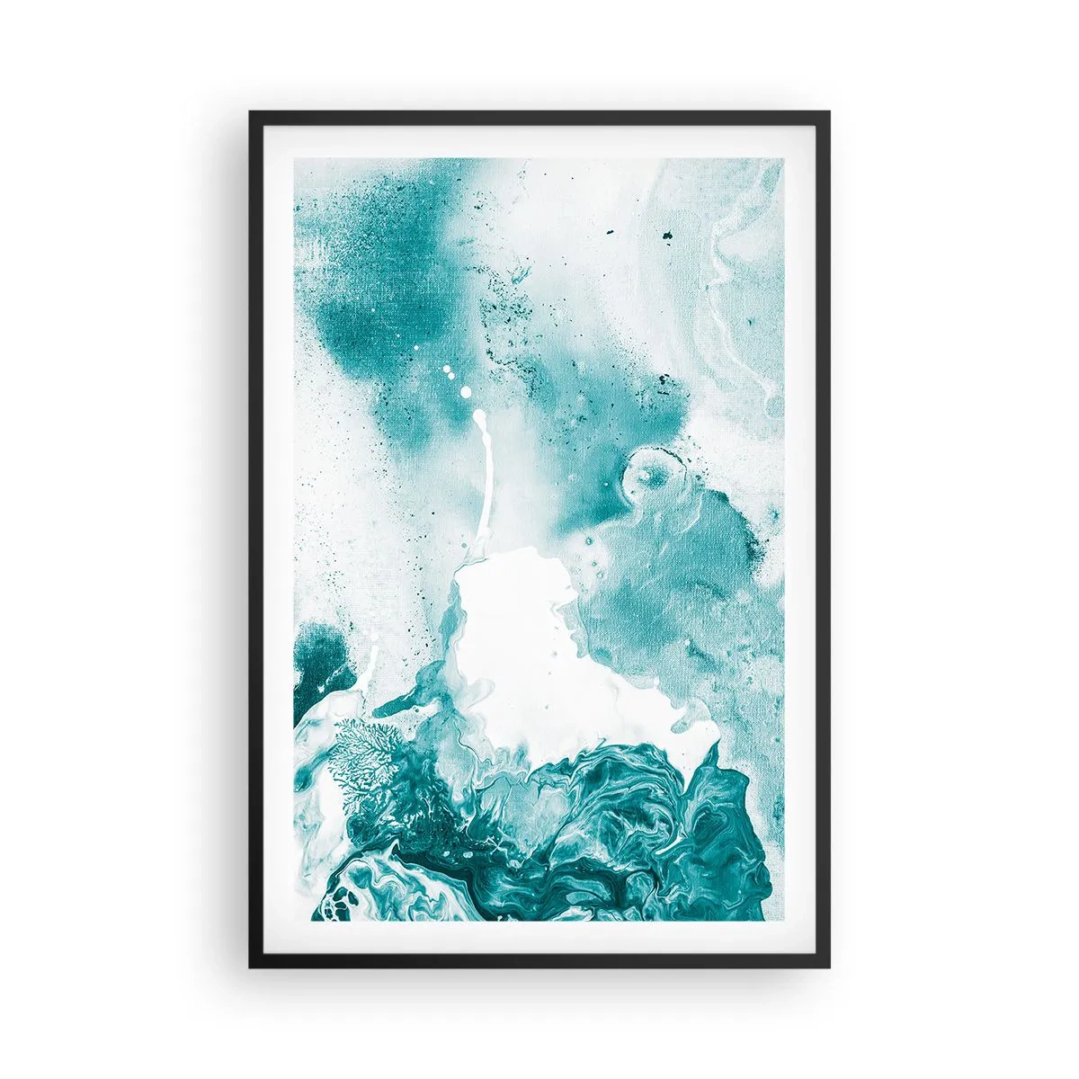 Poszter fehér keretben - Kék holtágai - 61x91 cm