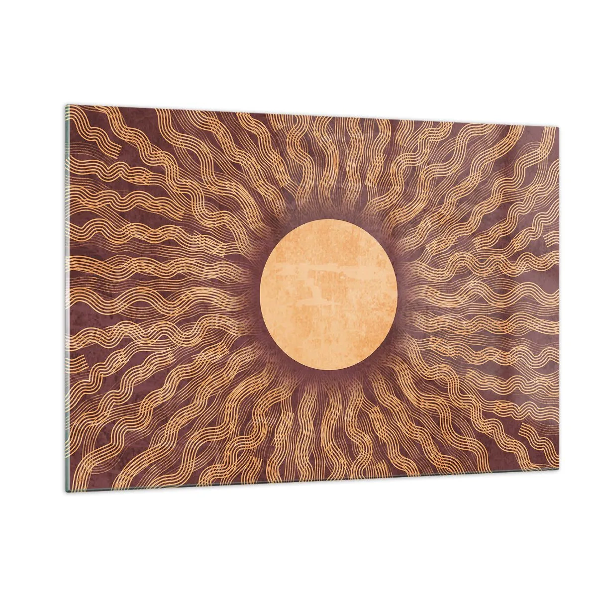 Üveg kép - A nap ikonja - 120x80 cm