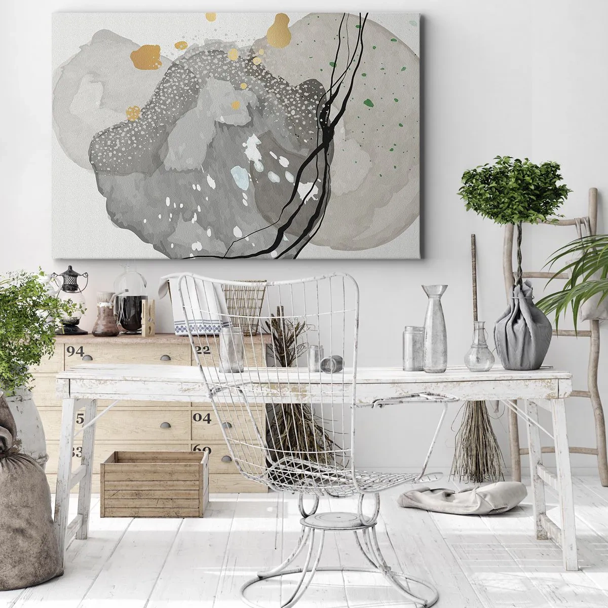 Vászonkép - Organikus kompozíció - 120x80 cm