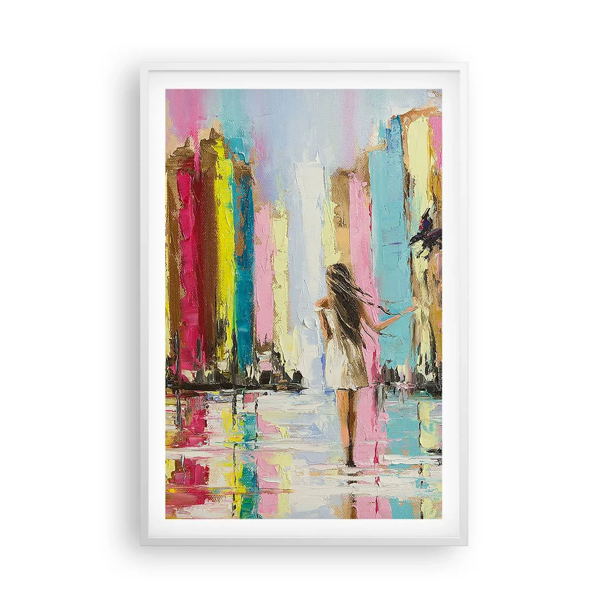 Poszter fekete keretben - Kövessél - 61x91 cm