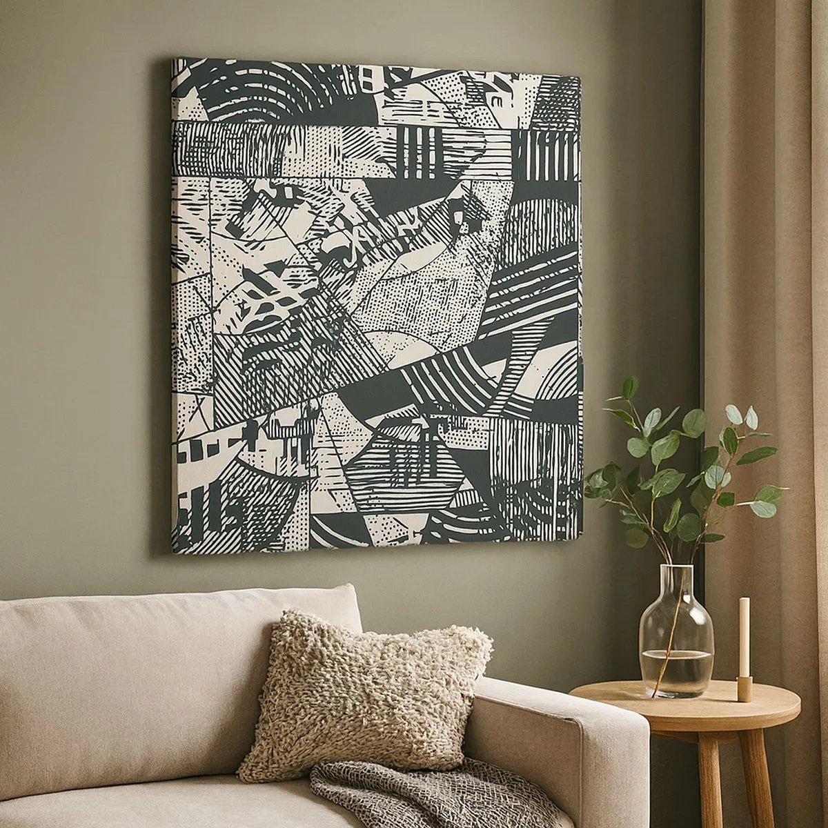 Vászonkép - A jelenkor dinamikája - 30x30 cm