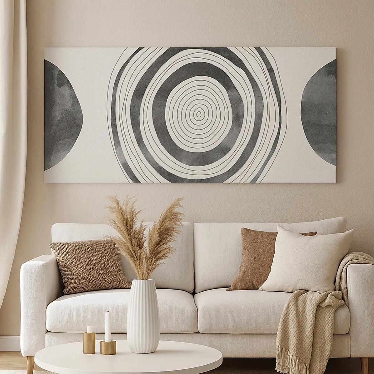 Vászonkép - Az a fontos, ami a kettő között van. - 30x30 cm