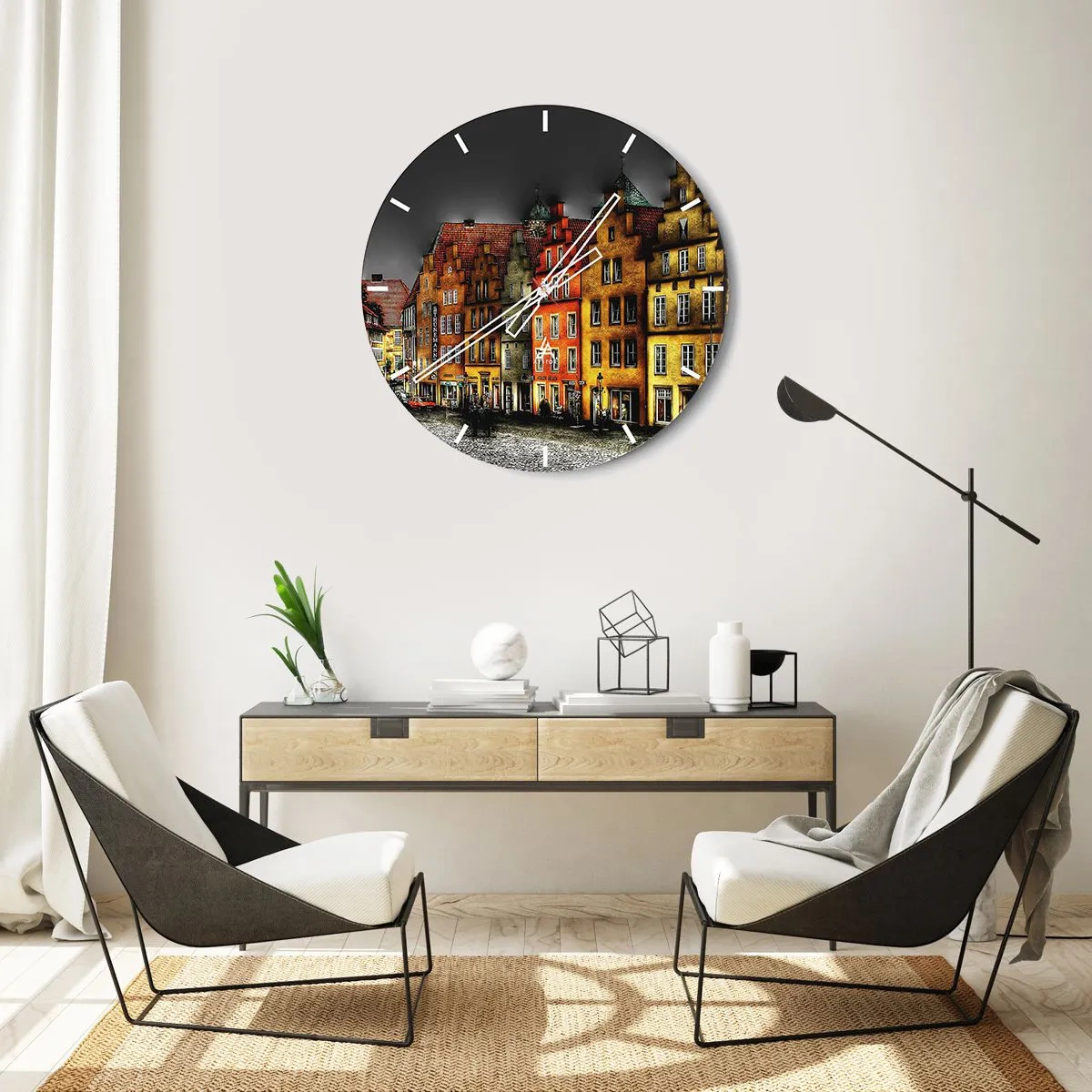 Falióra, Óra - Már csak egy elvarázsolt hintó hiányzik - 40x40 cm