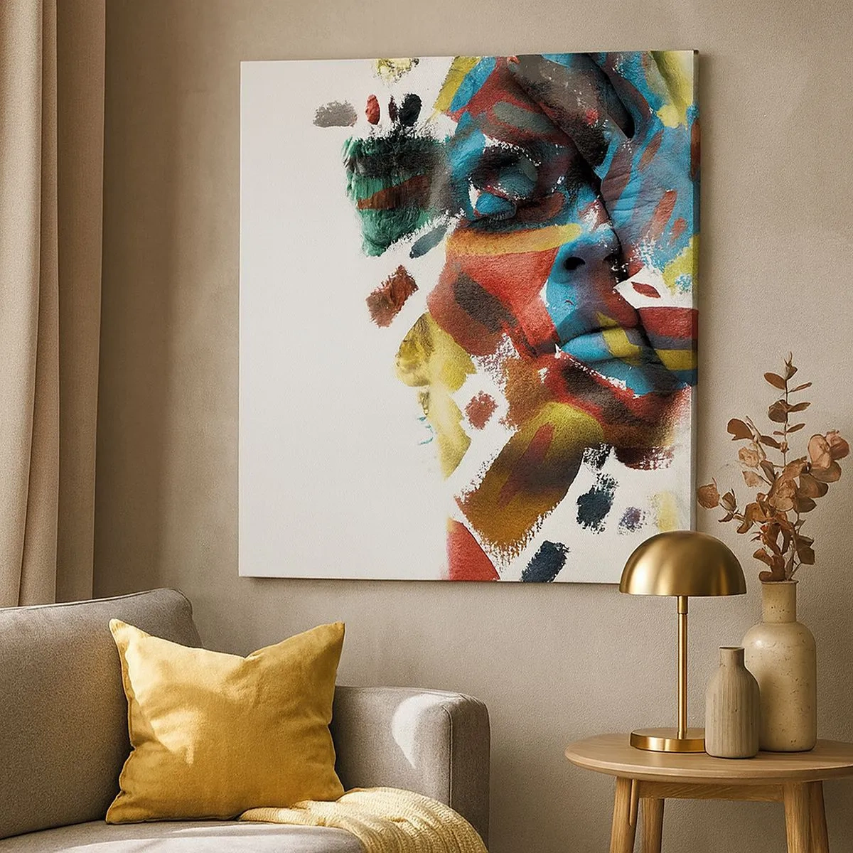 Vászonkép - Színes személyiség - 30x30 cm