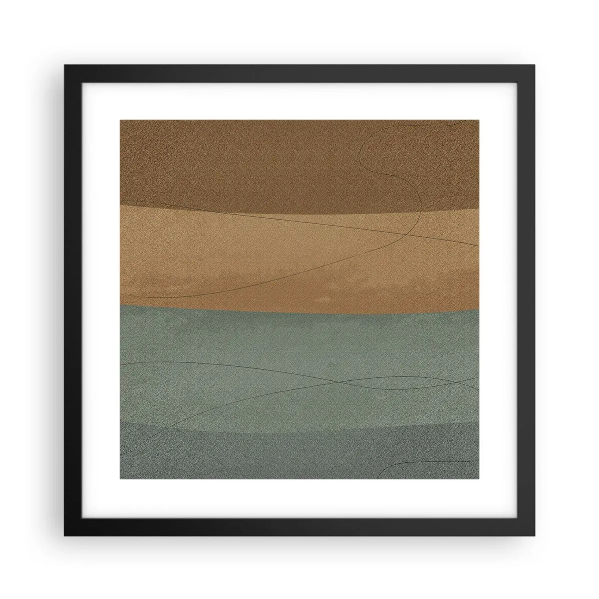 Poszter fehér keretben - Vízszintes kompozíció - 40x40 cm