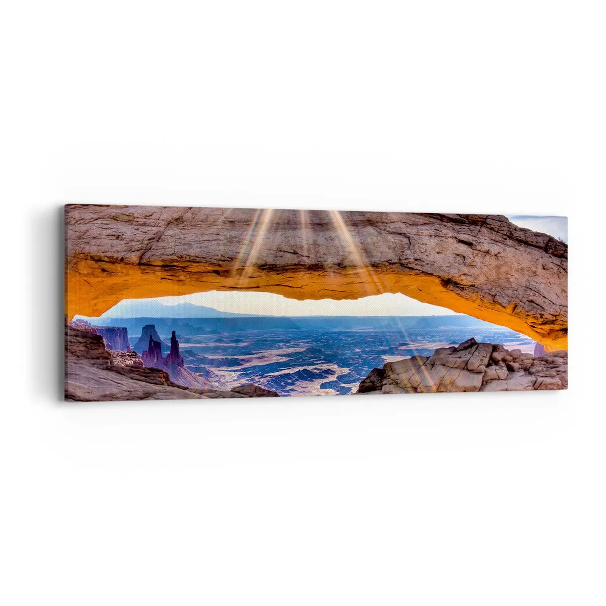 Vászonkép - A sziklakapun át - 90x30 cm