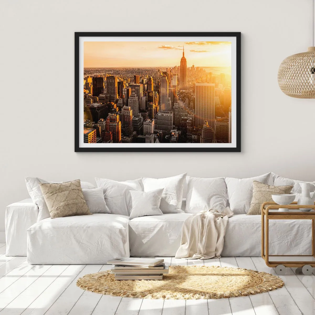Poszter fehér keretben - Növekedni a napon - 70x50 cm
