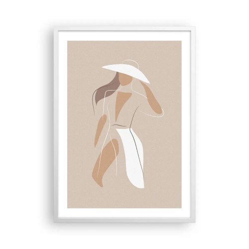 Poszter fekete keretben - A divat egy játék - 50x70 cm