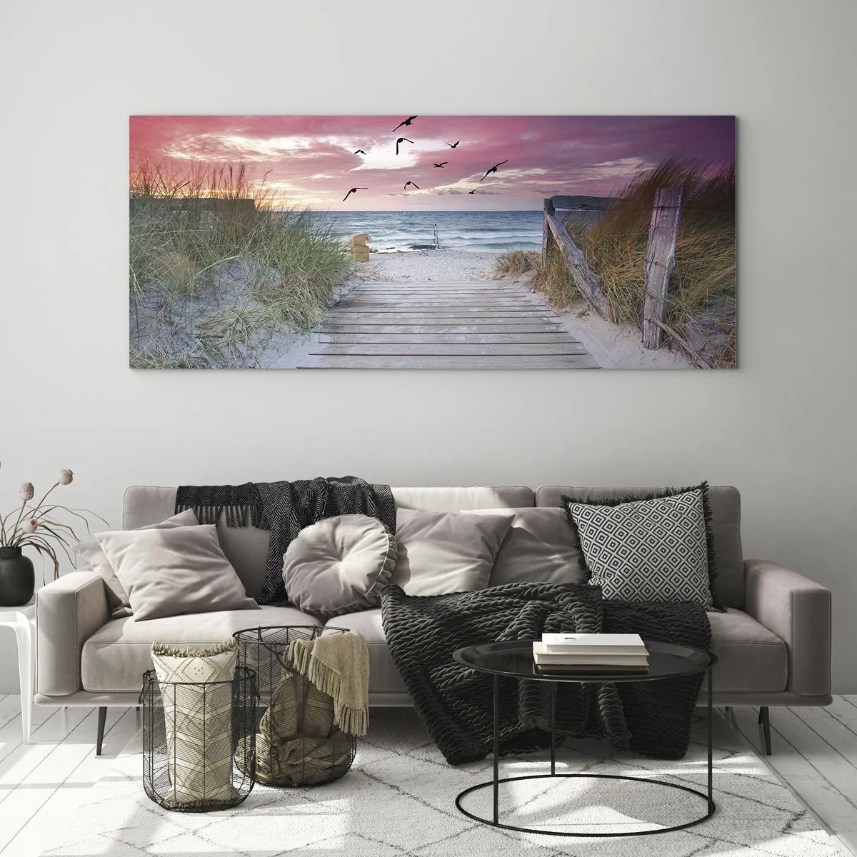 Üveg kép - Balti impresszió - 120x50 cm