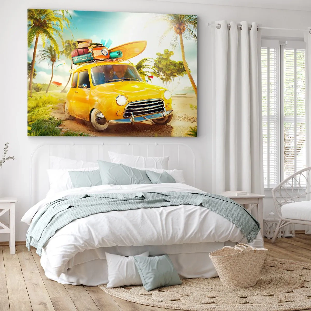 Vászonkép - Utazás több mosolyért - 120x80 cm