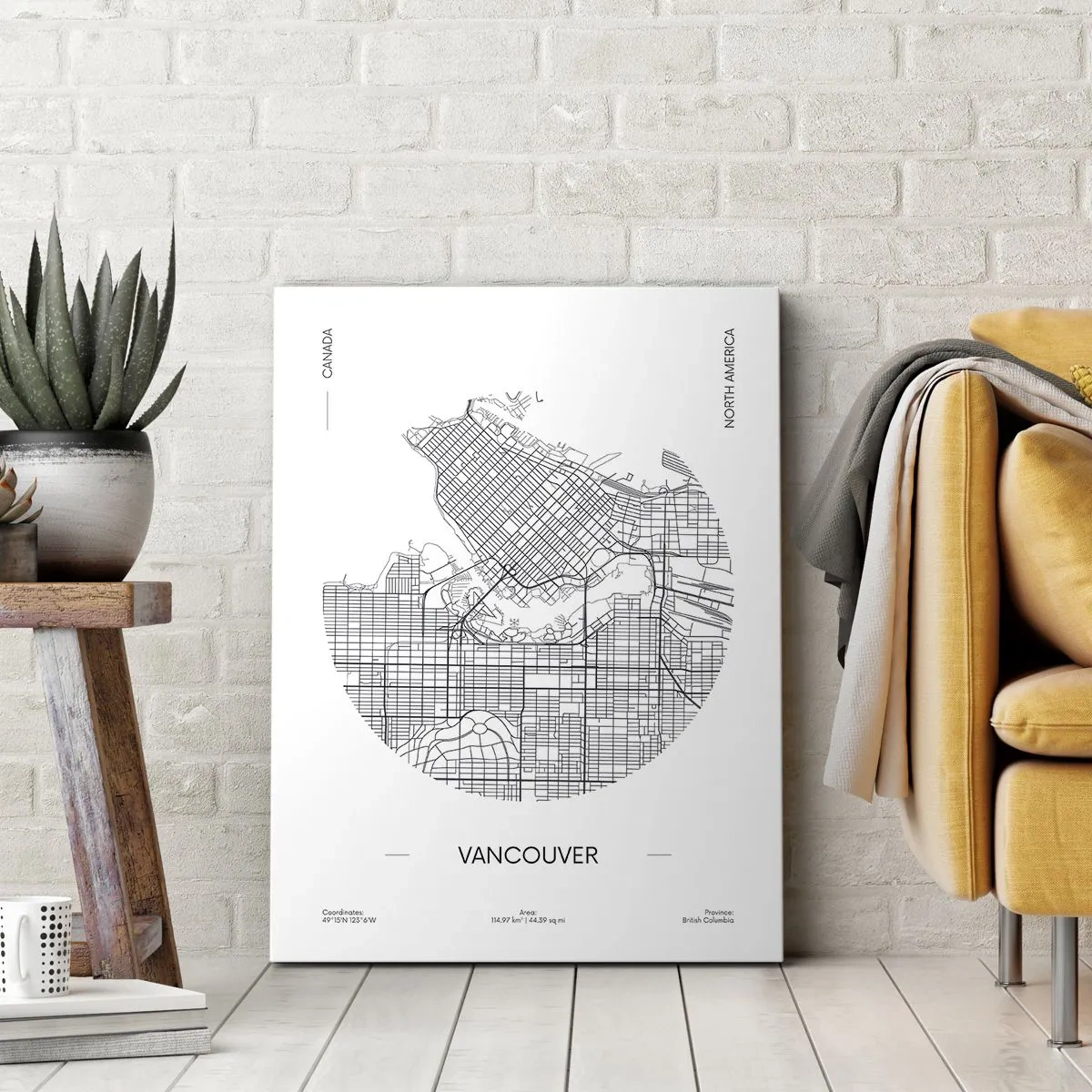 Vászonkép - Vacouver anatómiája - 50x70 cm