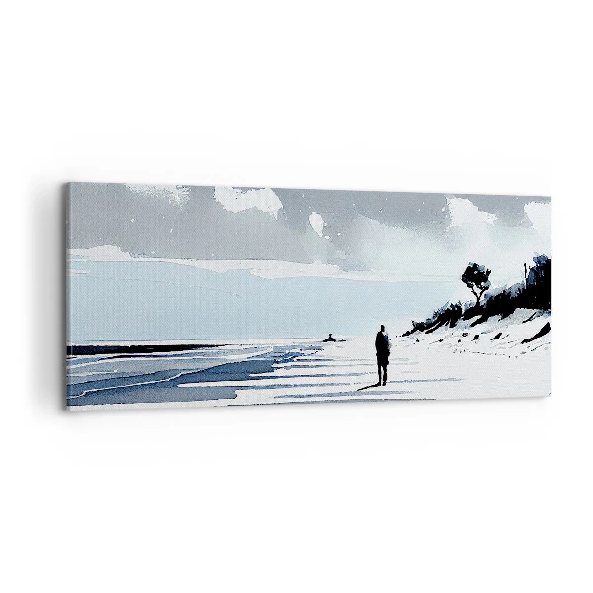 Vászonkép - Egyedül - 100x40 cm
