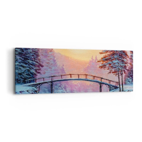 Vászonkép - Négy évszak - tél - 90x30 cm