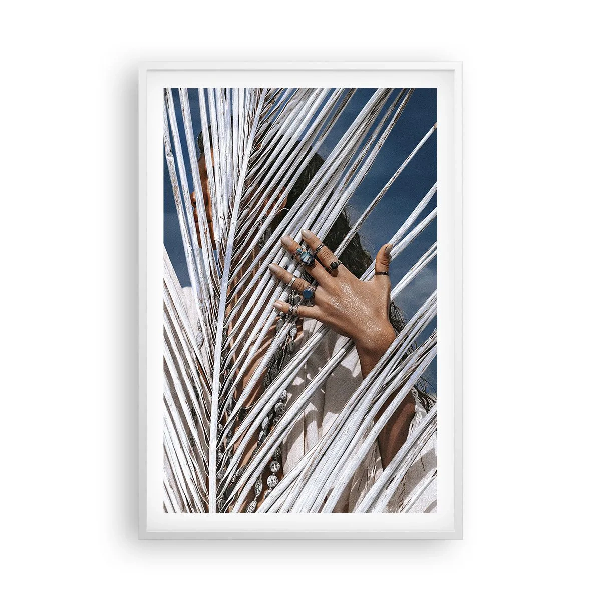 Poszter fekete keretben - Sámán asszonya? - 61x91 cm