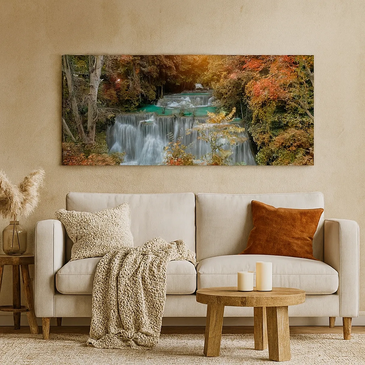 Vászonkép - Az erdő rejtett kincse - 30x30 cm