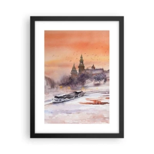 Poszter fehér keretben - Királyi naplemente - 30x40 cm