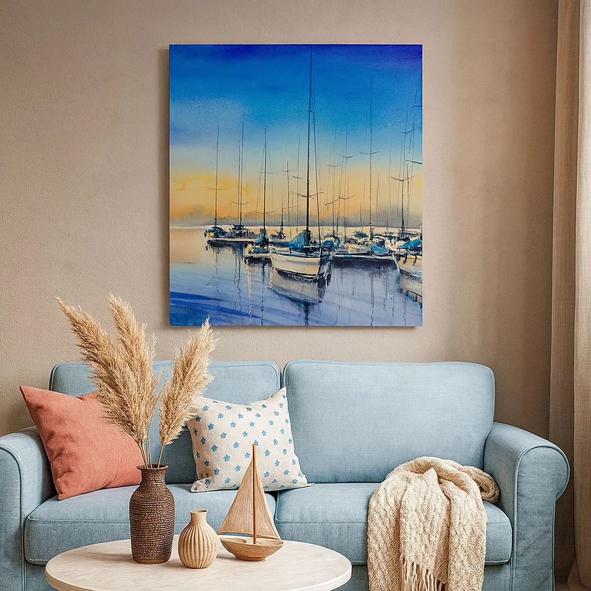 Vászonkép - Egy szép nap vége - 30x30 cm