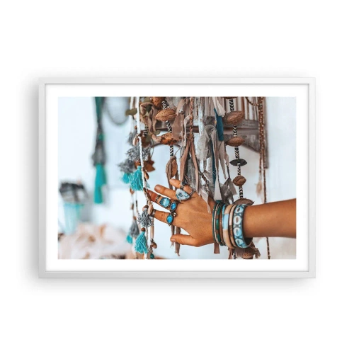 Poszter fekete keretben - Helyi kincsek - 70x50 cm