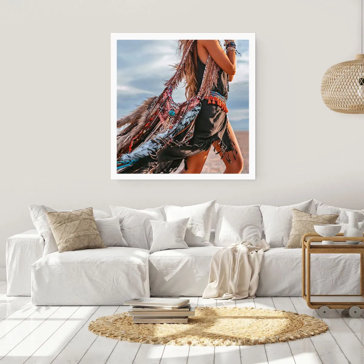 Poszter - Sámán párja - 60x60 cm