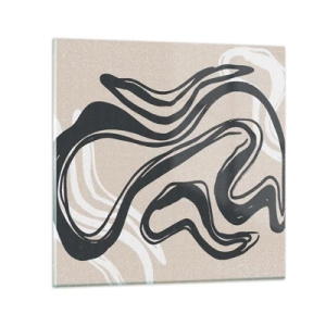 Üveg kép - Megsokszorozott kifejezés - 70x70 cm