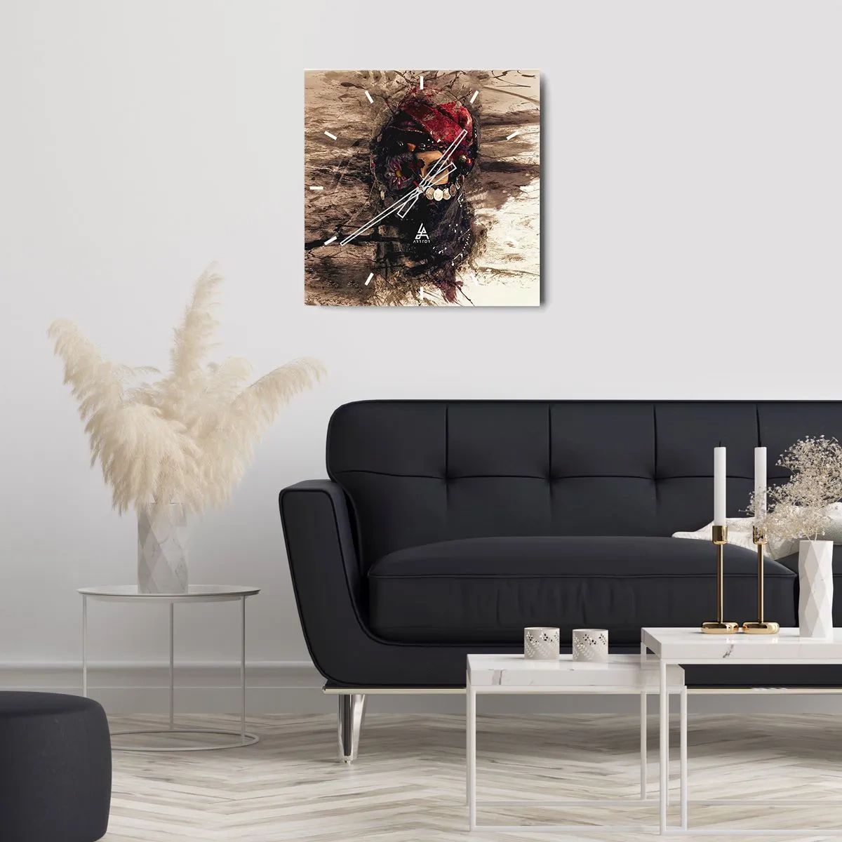 Falióra, Óra - Legalább riasztó - 40x40 cm