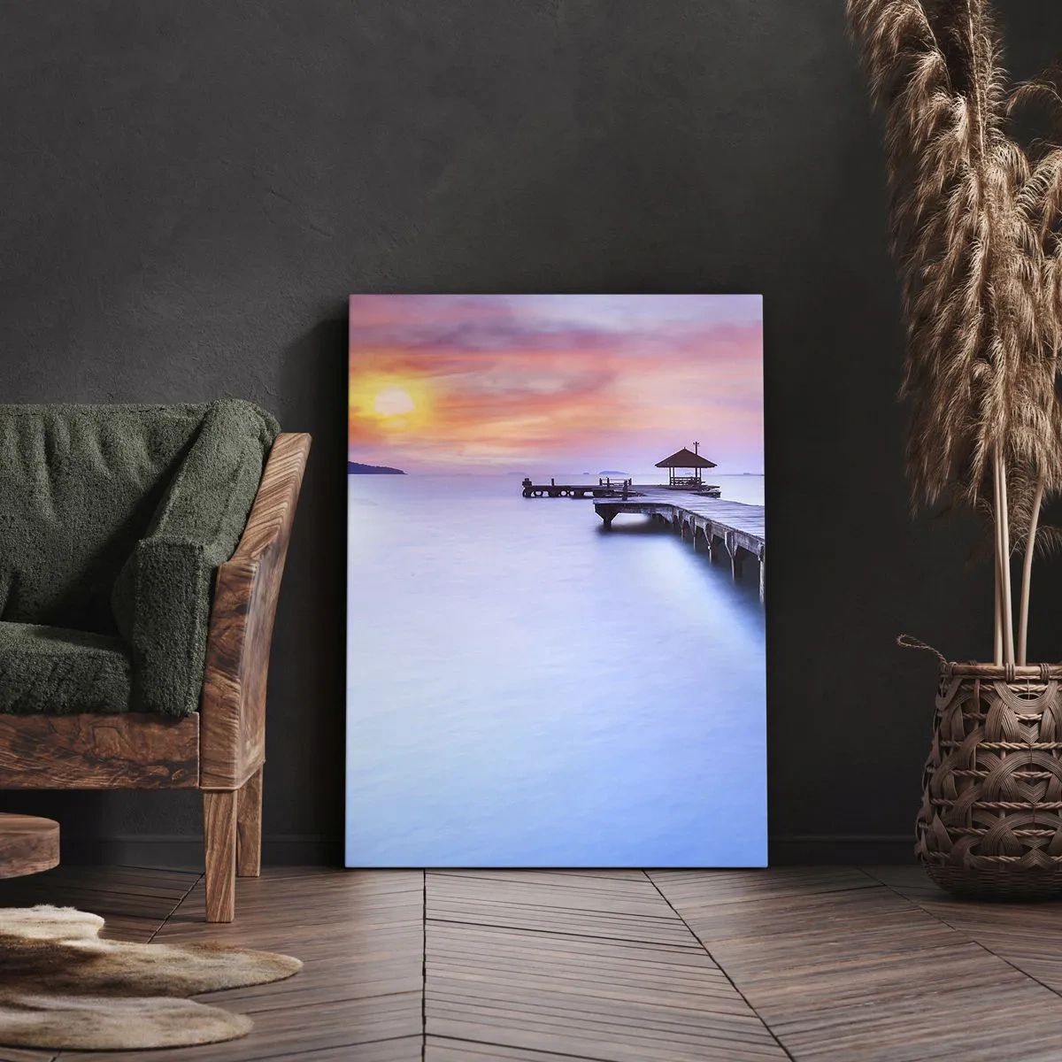 Vászonkép - Nyugalom tengere egészen a horizontig - 50x70 cm