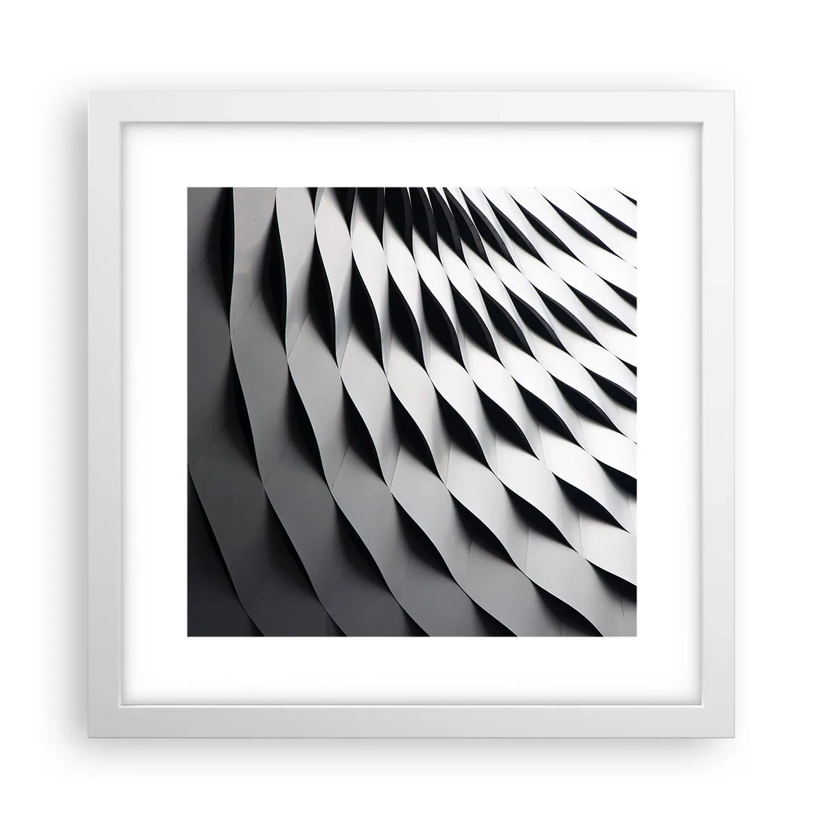 Poszter fekete keretben - A hullámok felszínén - 30x30 cm