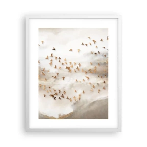 Poszter fekete keretben - Itt az idő... - 40x50 cm