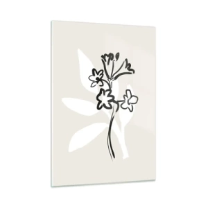 Üveg kép - Vázlat egy herbáriumhoz - 50x70 cm