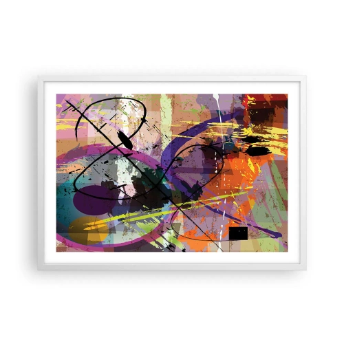 Poszter fekete keretben - Mehet egyenesen előre vagy körbe - 70x50 cm