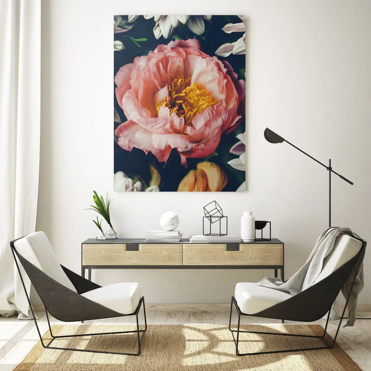 Üveg kép - Barokk pompával - 50x70 cm