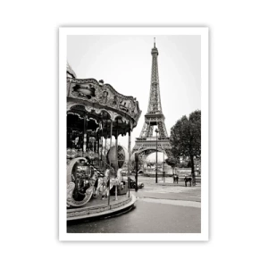Poszter - Ha szórakozás, akkor csak Párizsban  - 70x100 cm