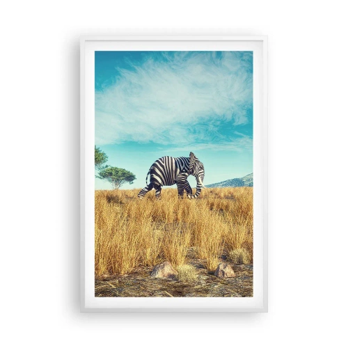 Poszter fekete keretben - A szürke már nem menő - 61x91 cm