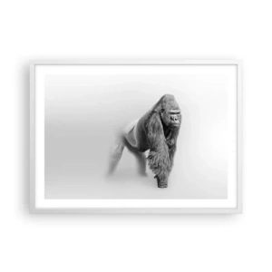 Poszter fekete keretben - Magabiztos az erejében - 70x50 cm