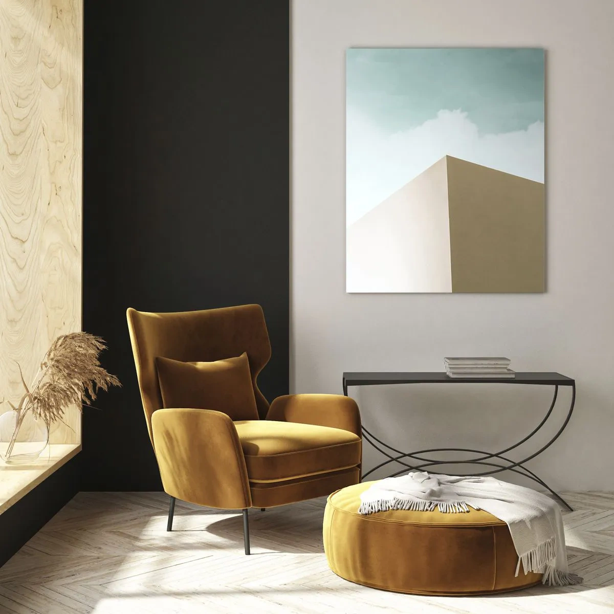 Üveg kép - Egy napsütéses nyár geometriája - 50x70 cm