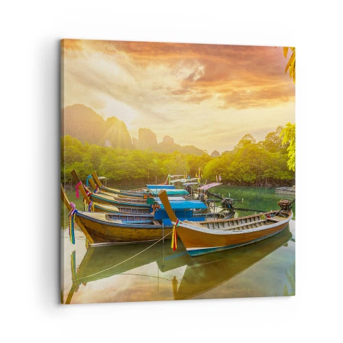 Vászonkép - Egy dolgos nap előtt - 60x60 cm