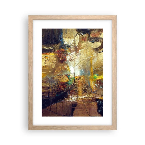 Poszter világos tölgy keretben - Hideg, melegebb,meleg - 30x40 cm