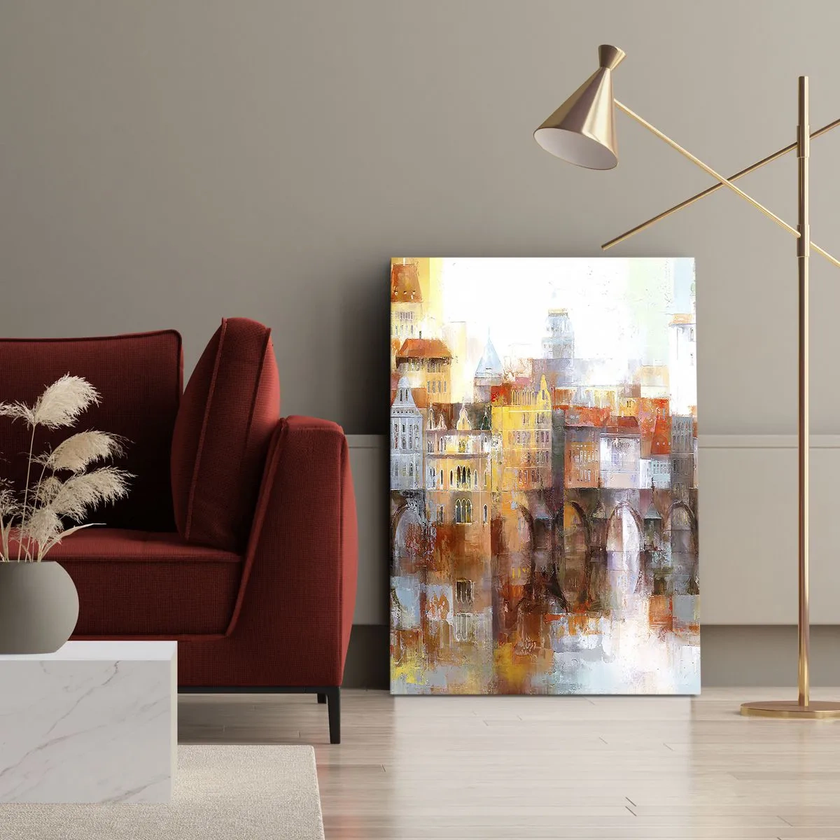 Vászonkép - A híd alatt is gyönyörű - 55x100 cm