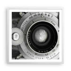 Poszter fekete keretben - Történet Hollywoodról - 60x60 cm