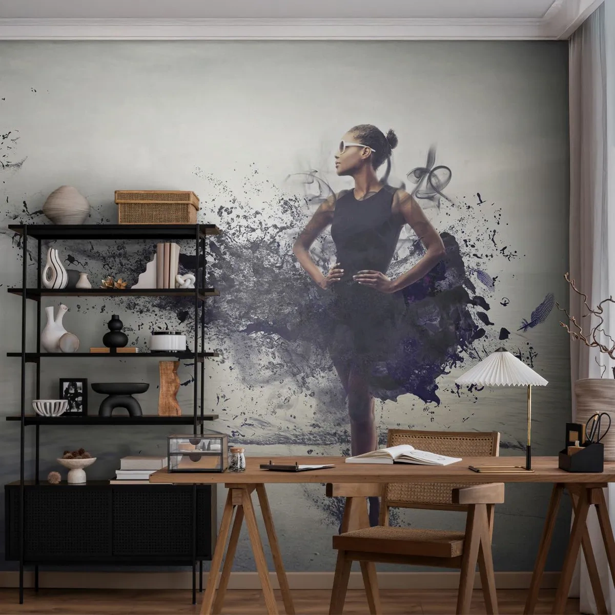 Fotótapéta Premium Sand - Afrikai Vénusz - Nő, Absztrakció, Modell - 100x70 cm