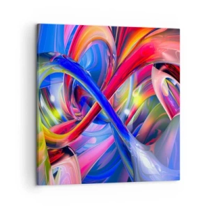Vászonkép - A színek tánca - 50x50 cm