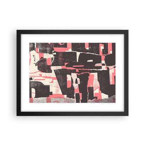 Poszter fehér keretben - Minden nyüzsgés és nyüzsgés - 40x30 cm