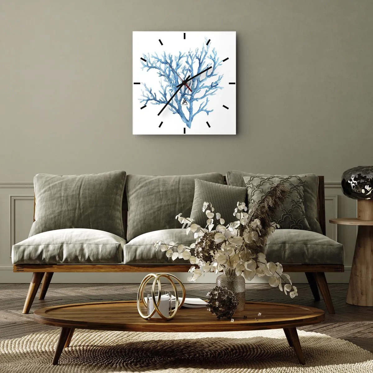 Falióra, Óra - Tengeri filigrán - 30x30 cm