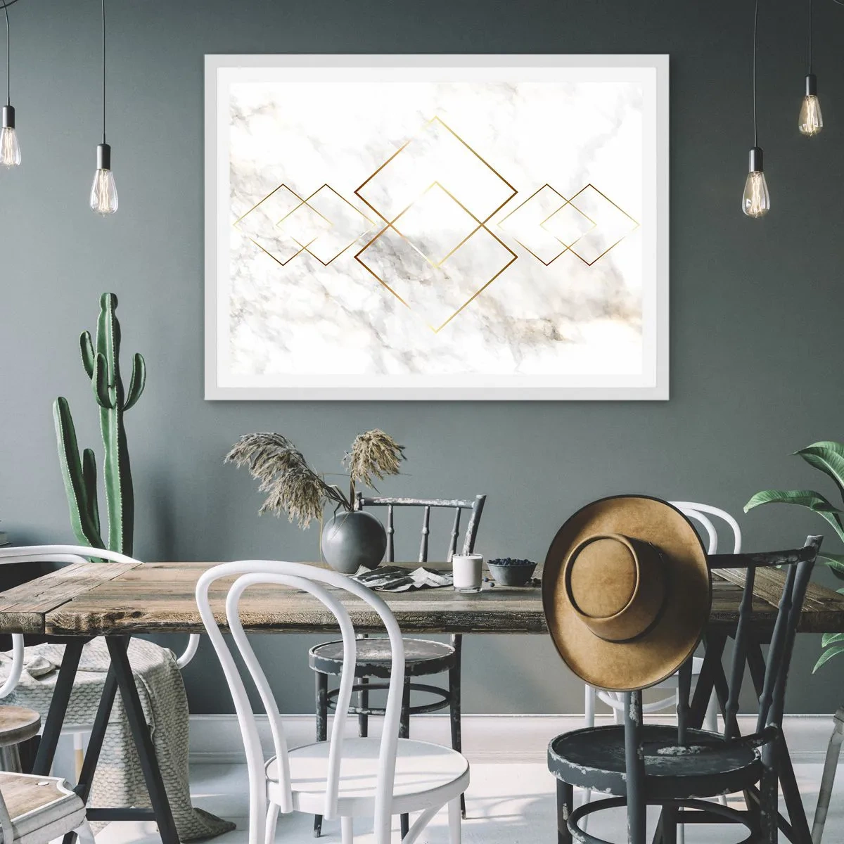 Poszter fekete keretben - Kilátás a végtelenbe - 100x70 cm