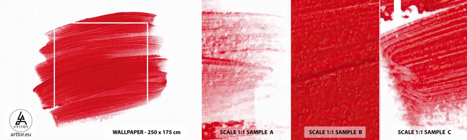 Fotótapéta Minta Standard Eco - A kereten kívül - Absztrakció, Darab, Minimalizmus - 100x30 cm