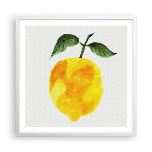 Poszter fekete keretben - Hogyan ismerjük meg a nap ízét - 60x60 cm