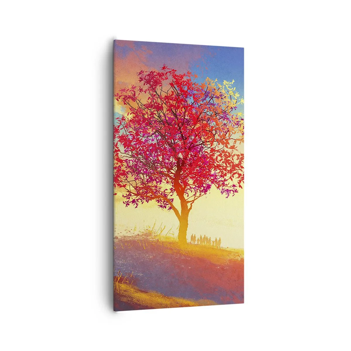 Vászonkép - Zarándok a célállomáson - 65x120 cm