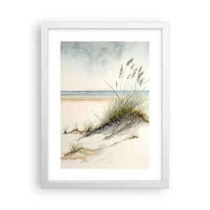 Poszter fekete keretben - A szél által kényeztetve - 30x40 cm